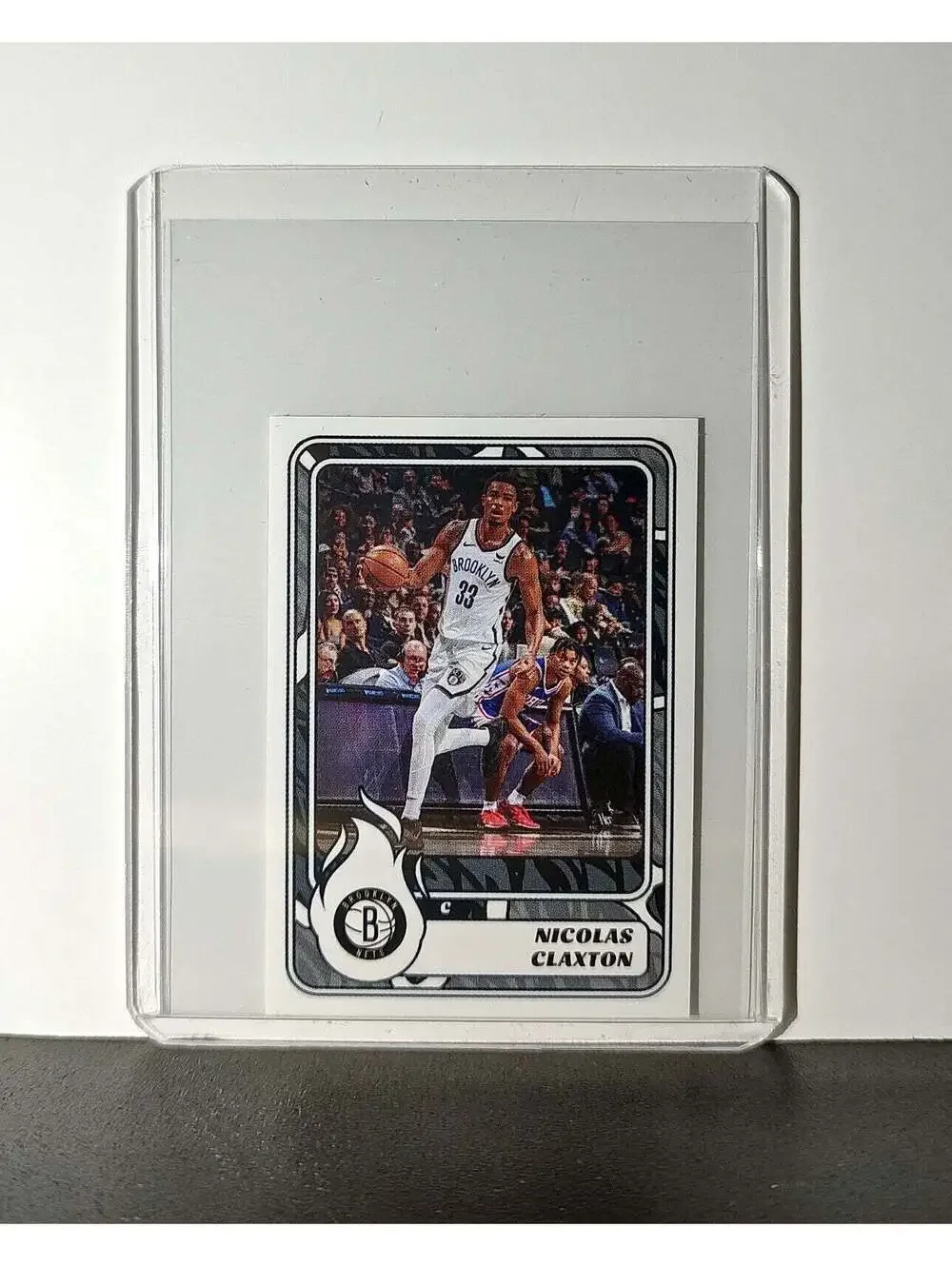 Nicolas Claxton 2024-25 Panini NBA #129 Sticker Card Brooklyn Nets